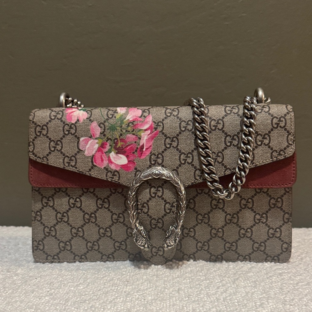 Authentic Gucci Dionysus Blooms Small GG Supreme Shoulder Bag w/ COA & Dust Bag - Picture 4 of 17